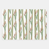 Flechtpapier mit flachem Set von 3 Geschenkpapier Set (Vorderseite 2)