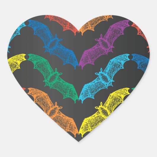 Flechtsticker Herz-Aufkleber (Vorderseite)