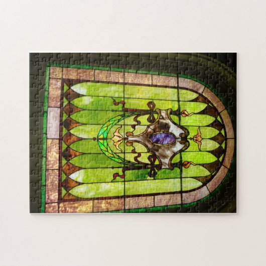 Fleck-Glasfenster Puzzle (Horizontal)