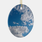 Flecken der weißen Wolke Keramik Ornament (Rechts)