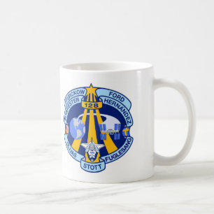 Flecken des Auftrag-STS-128 Kaffeetasse