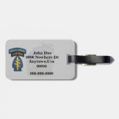 Flecken-Gepäckanhänger der grünen Barette der Gepäckanhänger (Rückseite horizontal)