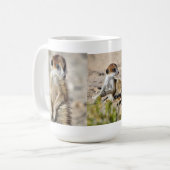 Flecken Meerkat Tasse (Vorderseite Links)