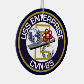 Flecken-nur - USS Enterprise Keramikornament (Rechts)