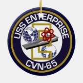 Flecken-nur - USS Enterprise Keramikornament (Hinten)