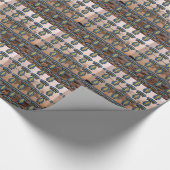 Flecken sfg sf sof grüne Barette der besonderen Geschenkpapier (Ecke)