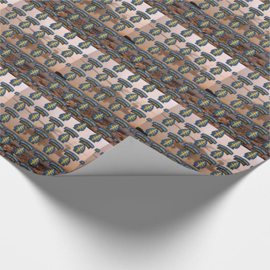 Flecken sfg sf sof grüne Barette der besonderen Geschenkpapier (Ecke)