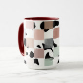 Flecken und Karos Tasse (Vorderseite Links)