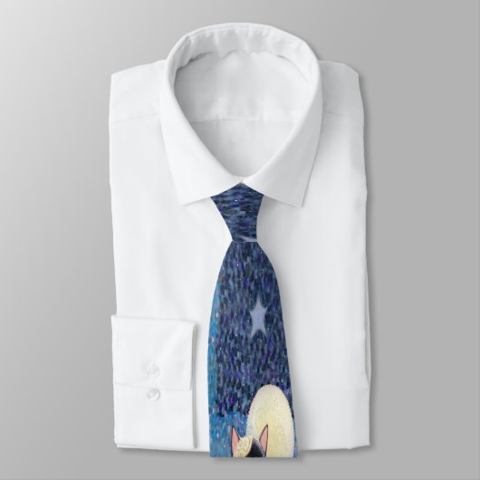 FLECKENCAT KRAWATTE (Gebunden)