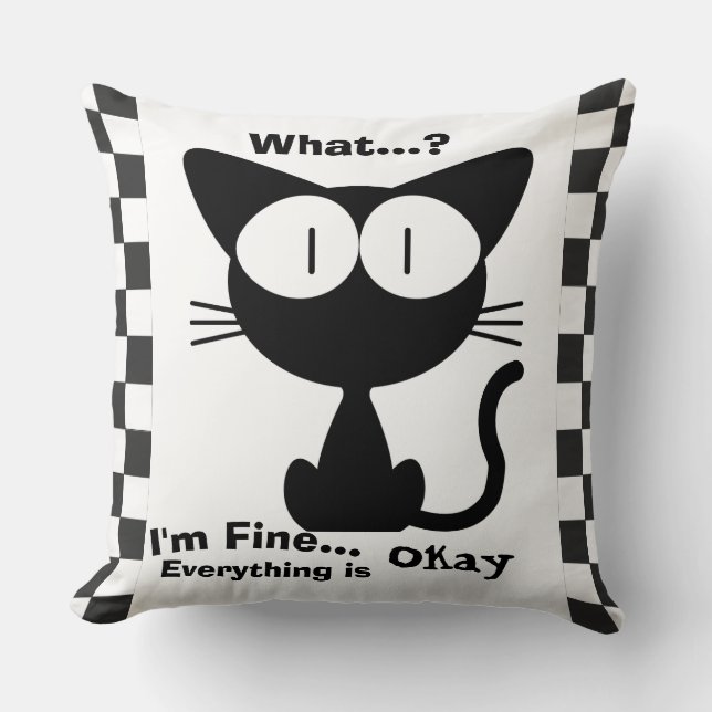 Fleckenkatze und Lover-Kissen Kissen (Vorderseite)