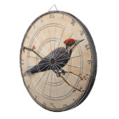 Fleckenspecht auf Baumzweig Dartscheibe (Vorderseite rechts)