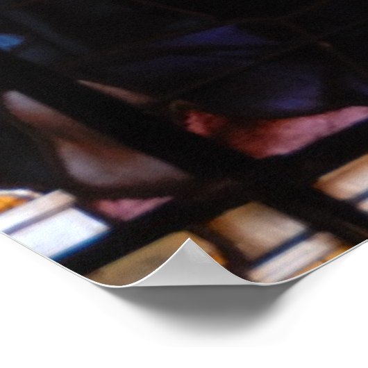 Fleckglas Poster (Ecke)