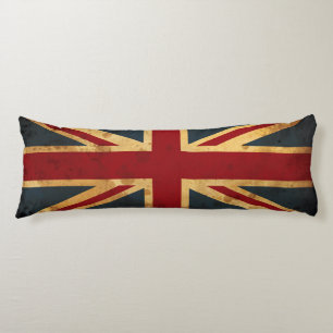 Fleckige Union Jack UK-Flagge Seitenschläferkissen