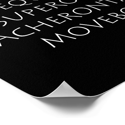 Flectere ist nequeo superos Acheronta movebo Poster (Ecke)