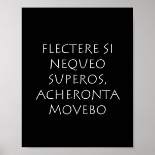 Flectere ist nequeo superos Acheronta movebo Poster
