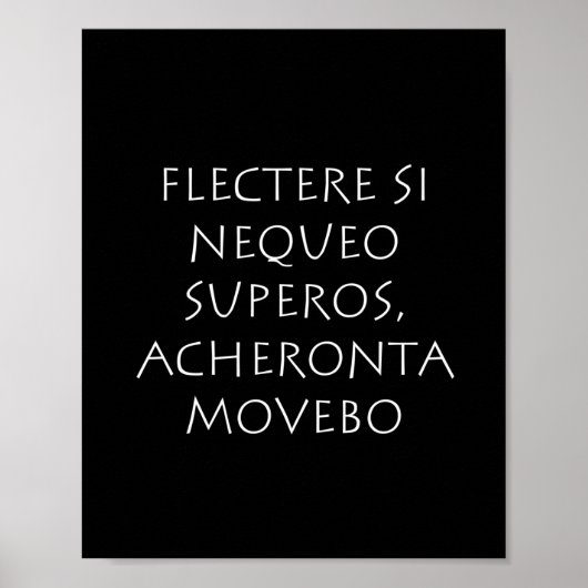 Flectere ist nequeo superos Acheronta movebo Poster (Vorne)