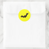 Fledermaus bat runder aufkleber (Tasche)