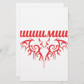 Fledermaus Briefpapier (Vorne/Hinten)