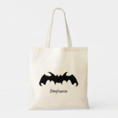 Fledermaus-Design Halloween-Süßigkeiten oder Saure Tragetasche (Rückseite)