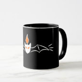 Fledermaus-Flammen-Tasse Tasse (VorderseiteRechts)