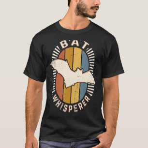 Fledermaus-Flüsterer Vintage Klassiker Retro Tierl T-Shirt