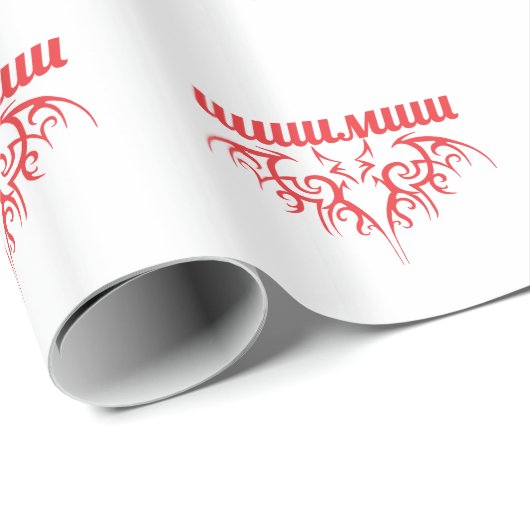 Fledermaus Geschenkpapier (Rolleneckpunkt)