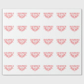 Fledermaus Geschenkpapier (Flach)