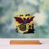 Fledermaus Halloween Acrylschild (Neutral)