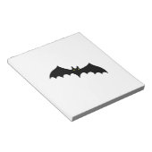 Fledermaus halloween notizblock (angewinkelt)