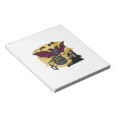 Fledermaus Halloween Notizblock (angewinkelt)