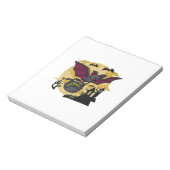 Fledermaus Halloween Notizblock (Rotiert)