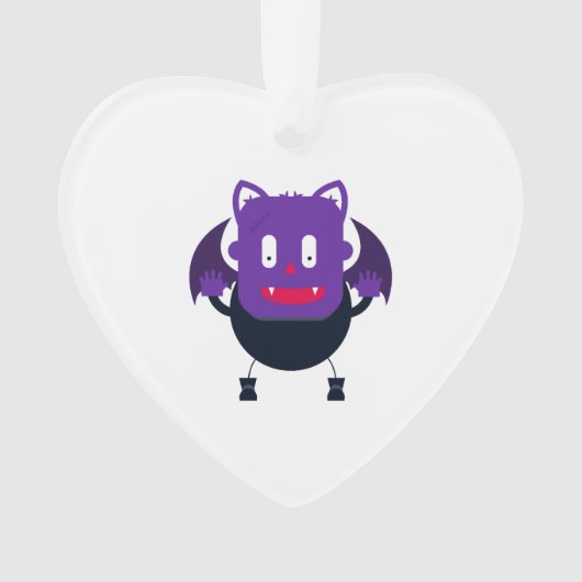 Fledermaus halloween ornament (Vorderseite)