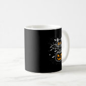 Fledermaus Halloween _ Schwarze Katze Fledermaus F Kaffeetasse (VorderseiteRechts)