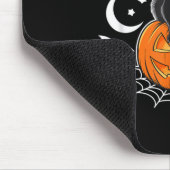 Fledermaus Halloween _ schwarze Katzenfledermaus F Mousepad (Ecke)