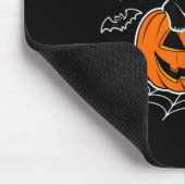 Fledermaus Halloween _ schwarze Katzenfledermaus F Mousepad (Ecke)
