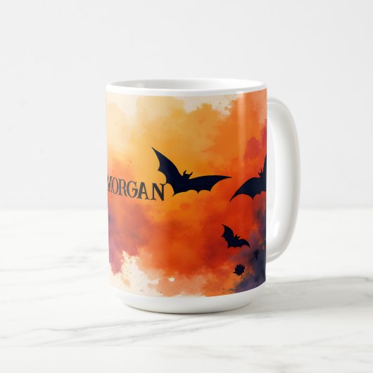 Fledermaus Kaffeetasse (VorderseiteRechts)