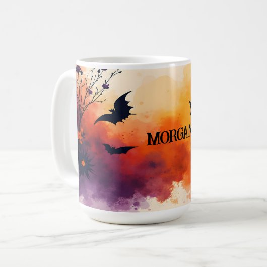 Fledermaus Kaffeetasse (Vorderseite Links)