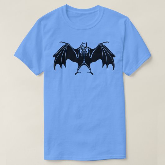 Fledermaus Knochen T-Shirt (Design vorne)