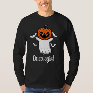 Fledermaus-Kürbis-Geist-Onkologie-Kühl-Halloween-O T-Shirt