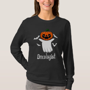 Fledermaus-Kürbis-Geist-Onkologie-Kühl-Halloween-O T-Shirt