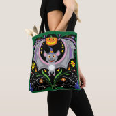 Fledermaus-Midnight-Kürbisfeld Tasche (Von Nahem)