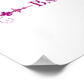 Fledermaus Mitzvah (Stern der daviden Eleganz) Poster (Ecke)