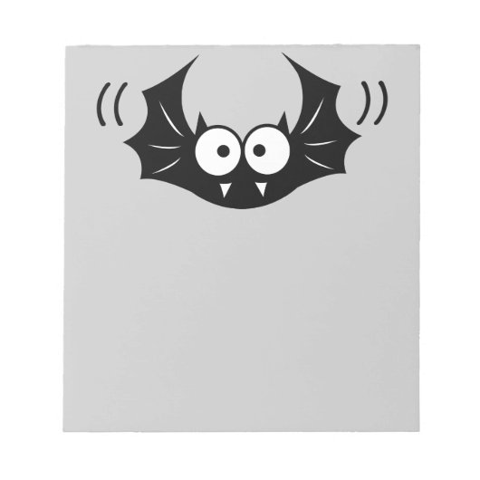 Fledermaus Notizblock (Vorderseite)