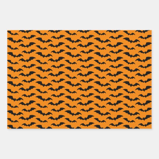 Fledermaus-Papierblätter Geschenkpapier Set (Vorderseite 2)