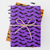 Fledermaus-Papierblätter Geschenkpapier Set (Beispiel)