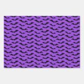 Fledermaus-Papierblätter Geschenkpapier Set (Vorderseite)