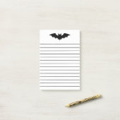 Fledermaus Post-it Klebezettel (Auf Schreibtisch)