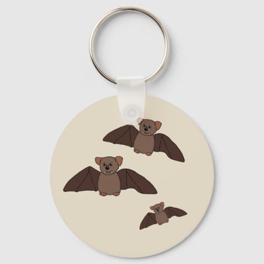 Fledermaus Schlüsselanhänger (Vorderseite)