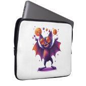 Fledermaus-tastische Party Laptopschutzhülle (Vorne Rechts)