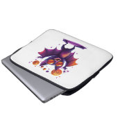 Fledermaus-tastische Party Laptopschutzhülle (Vorne Knopf)